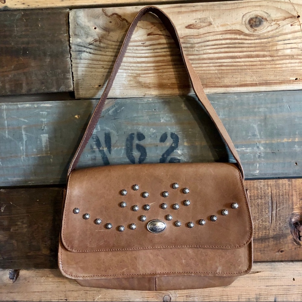 American West |  Genuine Leather Satchel Bag